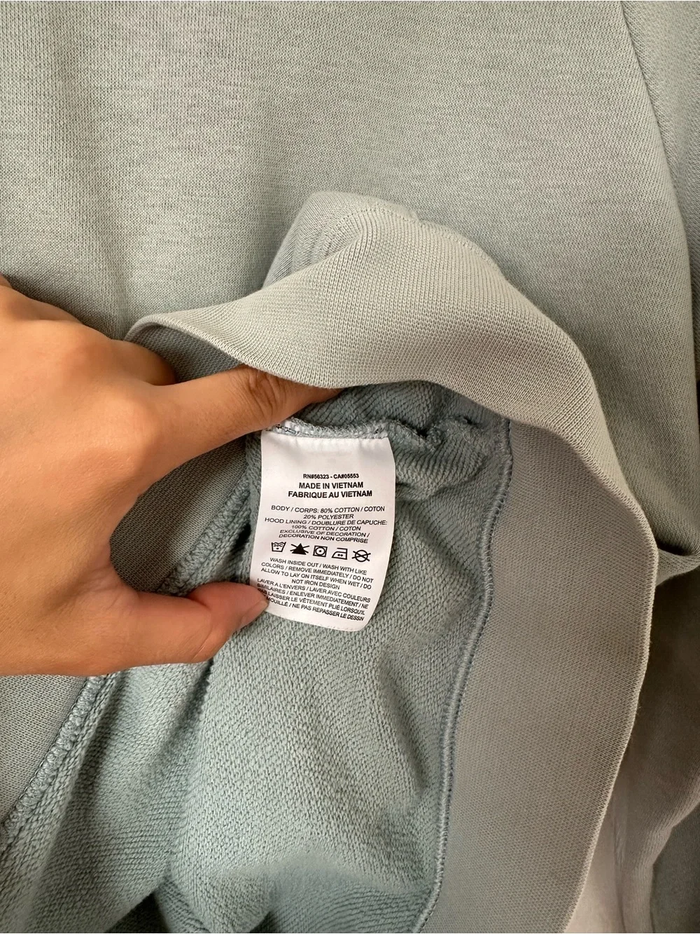 Nike Women’s Light Blue Pullover Hoodie Sweatshirt